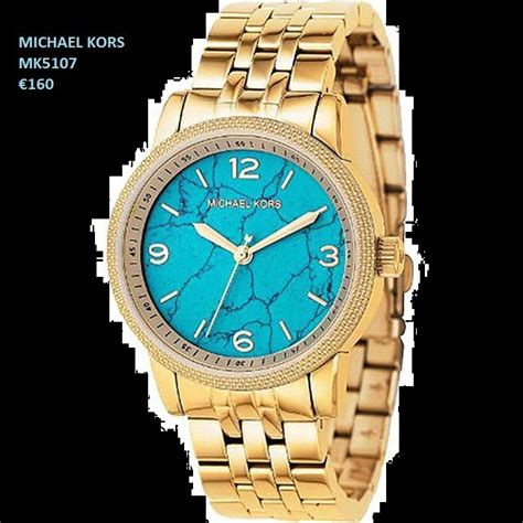 turquoise michael kors watch|Michael Kors turquoise face watch.